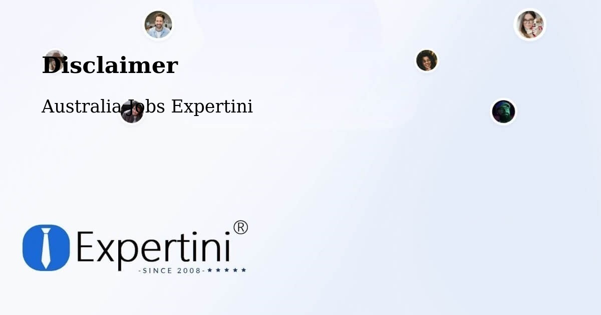 Disclaimer – Onslow - Australia Jobs Expertini