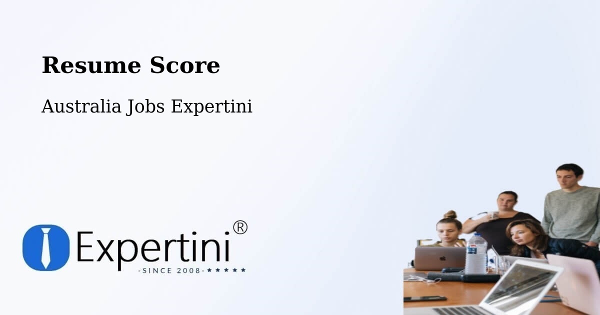 Resume Score & Job Description Match Tool – Onslow - Australia Jobs Expertini